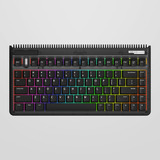 Iqunix OG80 Dark Side Wireless Mechanical Keyboard Zwart, US lay-out (QWERTY), Gateron Brown, 80% (TKL)	, RGB leds, Hot-swappable, PBT, 2.4GHz | Bluetooth 5.1 | USB-C