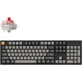 Keychron C2 Pro-H1, toetsenbord Zwart, US lay-out, Keychron K Pro Red, RGB leds, Double-shot PBT, hot swap