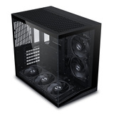 Lian Li O11 Dynamic Mini V2 Flow mini tower behuizing Zwart | 2x USB-A | 1x USB-C | Tempered Glass