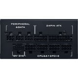 Lian Li SP Platinum modulaire 850 watt voeding  Zwart, 1x 12V-2x6, 2x PCIe, 2x PCIe, Kabelmanagement