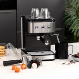 Princess 249413 Espresso en Capsule Machine espressomachine Roestvrij staal/zwart