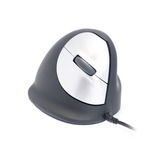 R-Go Tools R-Go He Break (medium, rechts, bedraad) muis Zwart/zilver, 400 - 2400 DPI
