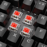 Sharkoon SKILLER SGK20 RGB mechanisch gaming toetsenbord Zwart, US lay-out (QWERTY), Huano Red, 100%, RGB