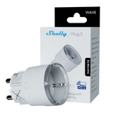 Shelly Wave Plug S EU LR tussenstekker Wit, Z-Wave, Z-Wave+