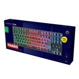 Trust GXT 833 Thado TKL gamingtoetsenbord , gaming toetsenbord Zwart, US lay-out, Membraan, TKL, RGB