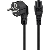 goobay Voedingskabel 1,8m Zwart, Voor notebook adapters