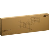goobay Wide Range TV Wall Mount Pro FULLMOTION (XL), 43 tot 90 inch wandmontage  Zwart