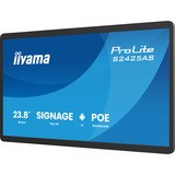 iiyama ProLite S2425AS-B1P 23.8" Public Display Zwart (mat), USB-C, Audio, WiFi, LAN, Android
