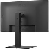  27BA75QB 27" monitor Zwart, HDMI, DisplayPort, Audio, LAN, USB-C