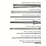 ASUS Prime Gold modulaire 850 watt voeding  Wit, 1x 12V-2x6, 3x PCIe