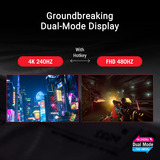 ASUS ROG Swift PG27UCWM 26.5" 4K UHD gaming monitor Zwart, 2x HDMI, 1x DisplayPort, USB Hub, AMD Free-Sync