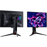ASUS ROG Swift PG27UCWM 26.5" 4K UHD gaming monitor Zwart, 2x HDMI, 1x DisplayPort, USB Hub, AMD Free-Sync