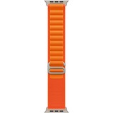 Apple Watch Ultra smartwatch 49 mm, Oranje Alpine-bandje Small, Titanium, GPS + Cellular