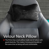 Arozzi Primo - Full Premium Leather - Ocean gamestoel Blauwgrijs