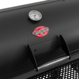 Char-Griller Grand Champ Offset Smoker houtskoolbarbecue Zwart
