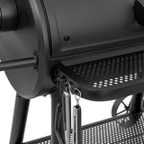 Char-Griller Grand Champ Offset Smoker houtskoolbarbecue Zwart
