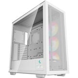 DeepCool MORPHEUS midi tower behuizing Wit | 4x USB-A | 1x USB-C | RGB | Tempered Glass