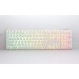Ducky One 3 Classic Pure White RGB mechanisch toetsenbord Wit, US lay-out (QWERTY), Cherry MX Brown, 100%, RGB led, Double-shot PBT, Hot-swappable, QUACK Mechanics