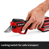 EINHELL Professionele accusnoeischaar GP-LS 18/28 Li BL-Solo takkenschaar Rood/zwart, Accu en oplader niet inbegrepen, Power X-Change