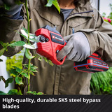EINHELL Professionele accusnoeischaar GP-LS 18/28 Li BL-Solo takkenschaar Rood/zwart, Accu en oplader niet inbegrepen, Power X-Change