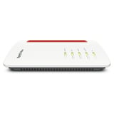 FRITZ! Box 5690 XGS Edition International glasvezel router Wit/rood, Mesh Wi-Fi, 10 Gbit/s