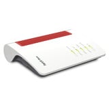 FRITZ! Box 5690 XGS Edition International glasvezel router Wit/rood, Mesh Wi-Fi, 10 Gbit/s