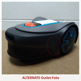 GARDENA Robotmaaier SILENO minimo 500 Grijs/turquoise, 500 m², Li-ion accu + Basisstation inbegrepen, Bluetooth