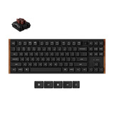 Keychron K1 Ultra 8K Wireless Custom Mechanical Keyboard Zwart, US lay-out (QWERTY), Keychron Milk POM Brown, 80% (TKL), RGB leds, LSA Double-shot PBT, USB-C | 2.4 GHz | Bluetooth 5.2
