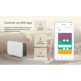 Mill WiFi convectorkachel CO1500MAXWIFI3 Wit/zwart, Wifi + App Control