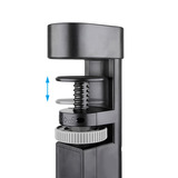 Neomounts DS22-840BL6 Bureaucontactdoos met klem en USB-C en USB-A poorten - Quick-charge 3-voudige stekkerdoos met usb Zwart, 3x stekker, 2x USB-C, 1x USB-A