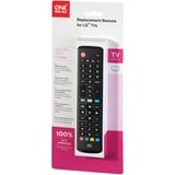 One for all LG TV Replacement Remote afstandsbediening Zwart