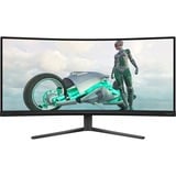 Philips Evnia 34M2C3500L/00 34" Curved UltraWide gaming monitor Zwart, 2x HDMI, 1x DisplayPort, HDR10, 180 Hz