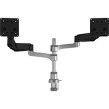 R-Go Tools Caparo 4 D2 monitorarm Zilver