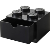 Room Copenhagen LEGO Brick Drawer 4 Zwart opbergdoos Zwart