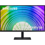 SAMSUNG ViewFinity S6U S32A600UUP 32" monitor Zwart, WQHD, HDMI, DisplayPort, LAN, USB-C, AMD Free-Sync