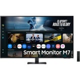 Samsung M7 43" Smart Monitor M70F UHD 4K Zwart, 2x HDMI, 1x USB-C, 2x USB-A, Wi-Fi, BT