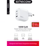 Sitecom 100W GaN Power Delivery Wall Charger Wit