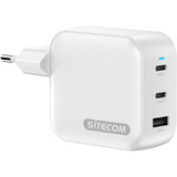 Sitecom 100W GaN Power Delivery wandoplader Wit