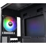 Thermaltake Divider 370 TG ARGB midi tower behuizing Zwart | 2x USB-A | RGB | Tempered Glass