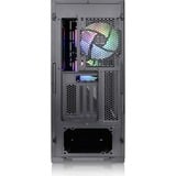 Thermaltake Divider 370 TG ARGB midi tower behuizing Zwart | 2x USB-A | RGB | Tempered Glass