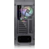 Thermaltake Divider 370 TG ARGB midi tower behuizing Zwart | 2x USB-A | RGB | Tempered Glass