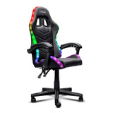 Trust GXT 704 Roniq Comfortabele Gamestoel  gamestoel Zwart, RGB, Tot 110 kg