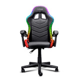Trust GXT 704 Roniq Comfortabele Gamestoel  gamestoel Zwart, RGB, Tot 110 kg