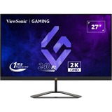 ViewSonic VX2758A-2K-PRO-3 27" gaming monitor Zwart, 2x HDMI | 1x DisplayPort | HDR10 | 240 Hz