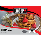 Weber Halve Planca voor Q 2100N, Q 2200N en Q 2800N+ grillplaat Zwart