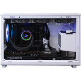 ALTERNATE Thunderstorm SFF Ryzen 7 – RX 9070 XT White Limited Edition gaming pc Wit/houtkleur | R7 9800X3D | RX 9070 XT | 32 GB | 2 TB SSD