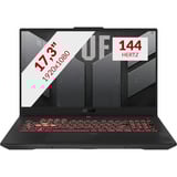 ASUS TUF Gaming A17 FA707NU-HX135W 17.3"  gaming laptop Zwart/grijs | R5 7535HS | RTX 4050 | 16 GB | 512 GB SSD