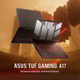 ASUS TUF Gaming A17 FA707NU-HX135W 17.3"  gaming laptop Zwart/grijs | R5 7535HS | RTX 4050 | 16 GB | 512 GB SSD