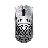 ATK Blazing Sky GHOST Hollow Carbon Fiber Wireless Gaming Mouse - Ultimate Zilver, 10 - 42.000 DPI, 8K, USB / 2.4GHz / Bluetooth