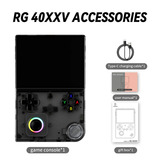 Anbernic RG 40XXV handheld game console Zwart/transparant, 64 GB, WIFI 5G, Bluetooth 4.2, Linux
